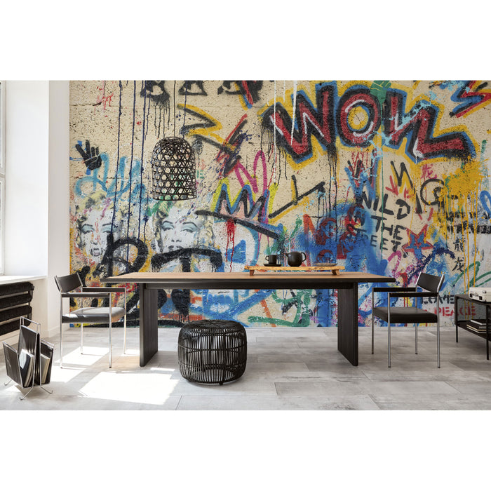 Wandverkleidung "Graffiti"