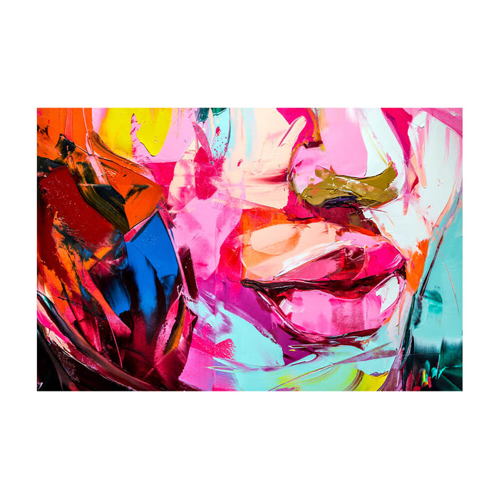 Spannbild "Painted Canvas Face"