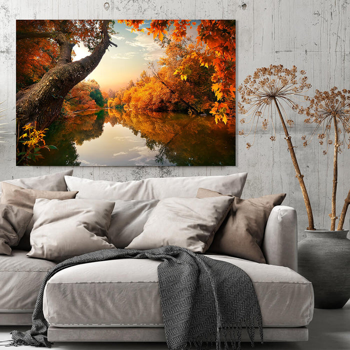 Stretching picture "Orange Autumn"